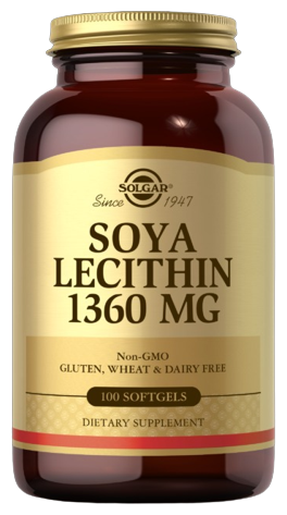 Solgar L&eacute;cithine 1360 mg 180 G&eacute;lules