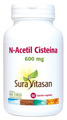 Sura Vitasan N-ac&eacute;tyl-cyst&eacute;ine 60 g&eacute;lules