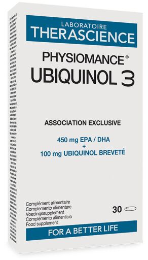 Therascience Physiomance Ubiquinol 3 30 G&eacute;lules