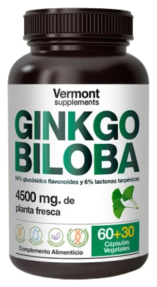 Vermont Supplements Ginkgo Biloba 60+30 g&eacute;lules