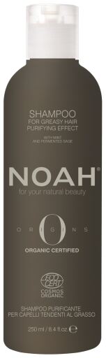 Noah Origins shampooing effet purifiant pour cheveux gras 250 ml