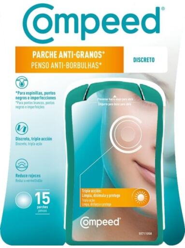 Compeed Patch anti-boutons discret 15 pi&egrave;ces