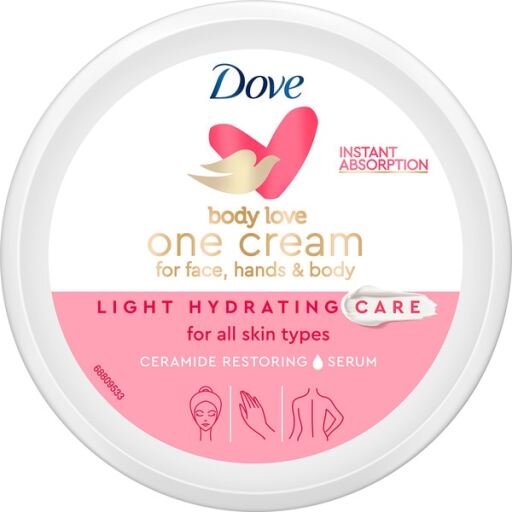 Dove Body Love Cr&egrave;me Hydratante L&eacute;g&egrave;re 250 ml