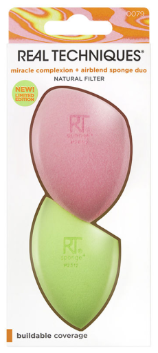 Real Techniques Miracle Complexion + &Eacute;ponges Airblend &Eacute;dition Limit&eacute;e 2 Unit&eacute;s