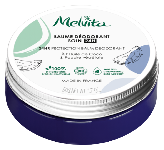 Melvita Baume D&eacute;odorant Soin 24H 50 gr
