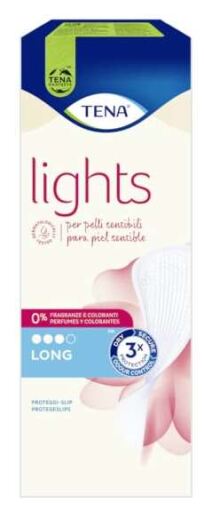 Tena Compresses Longues Sensibles &agrave; la Lumi&egrave;re 20 Unit&eacute;s