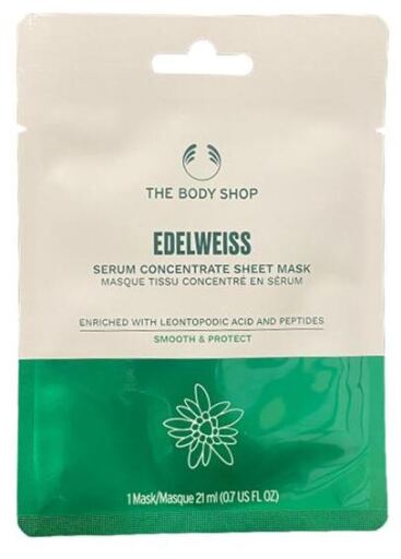 The Body Shop Masque en tissu concentr&eacute; s&eacute;rum Edelweiss 1 unit&eacute;