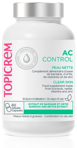 Topicrem Ac Control Peau Propre 60 Capsules