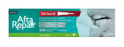 Cinfa Gel buccal &agrave; la menthe 15 ml