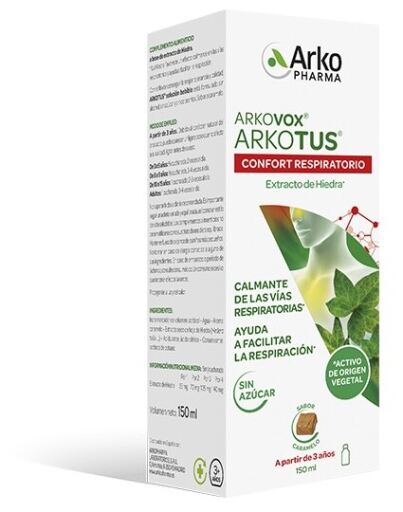 Arkopharma Sirop d'extrait de lierre Arkotus 150 ml