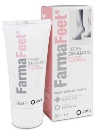 Cinfa Cr&egrave;me exfoliante pour les pieds secs 50 ml