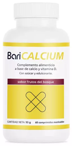 Bariatricline Baricalcium 60 comprim&eacute;s &agrave; croquer