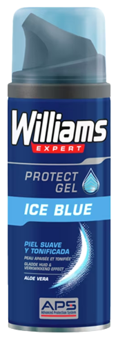 Williams Gel &agrave; raser bleu glace 200ml