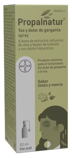 Bayer Spray contre la toux et les maux de gorge Propalnatur 20 ml