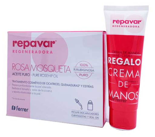 Repavar Huile cicatrisante 15 ml + Cr&egrave;me pour les mains 1 unit&eacute;