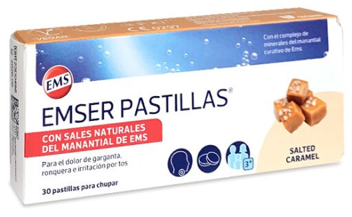 Emser Caramel au sel 30 comprim&eacute;s