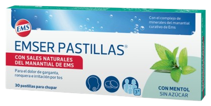 Emser Menthol 30 pastilles