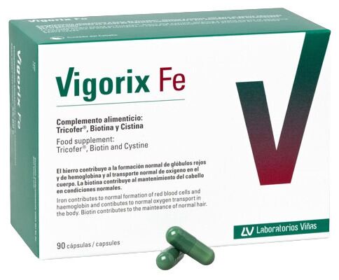 Laboratorios Vi&ntilde;as Vigorix Fe Hair 90 g&eacute;lules