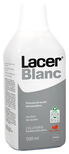 Lacer Bain de bouche Blanc 500 ml