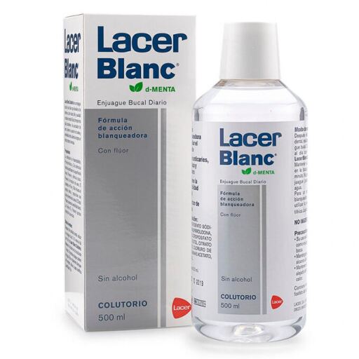 Bain de bouche &agrave; la menthe blanche 500 ml