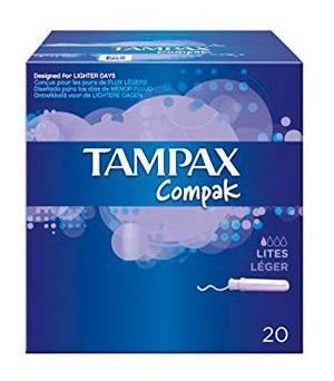 Tampax Tampons Compak Lites