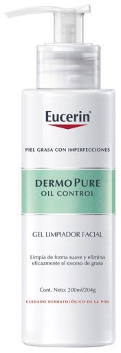 Eucerin Gel nettoyant visage DermoPure Oil Control