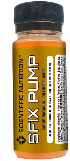 Scientiffic Nutrition Sfix Pump Pr&eacute;-entra&icirc;nement Orange 60ml