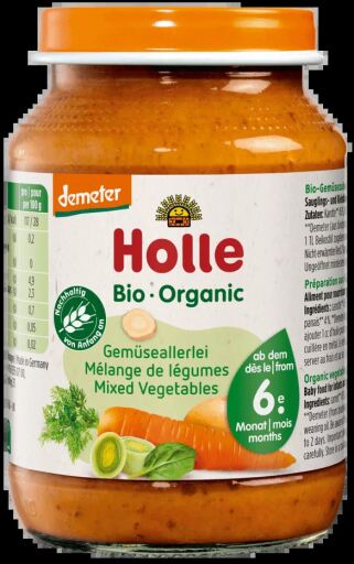 Holle Bocal de l&eacute;gumes m&eacute;lang&eacute;s 190 g