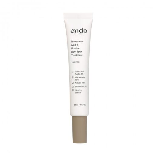 Ondo Beauty 36.5 Traitement localis&eacute; &agrave; l'acide tranexamique et &agrave; la r&eacute;glisse 30 ml