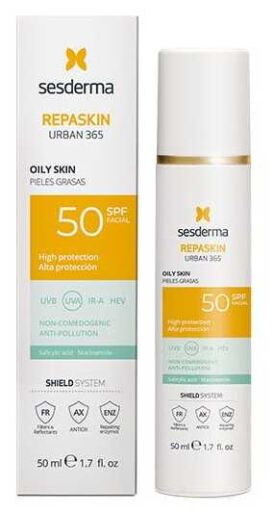 Sesderma Repaskin Urban 365 Protecteur Peaux Grasses SPF 50 50 ml