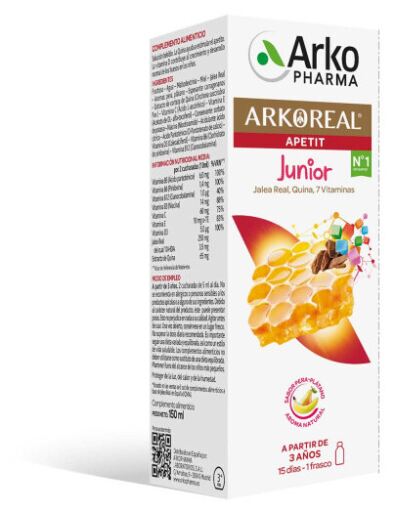 Arkopharma Arkoreal Apetit Junior Sirop 150 ml