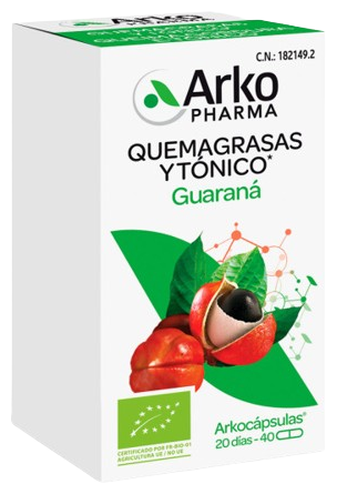 Arkopharma Arkoc&aacute;psulas Guarana Bio 40 Capsules