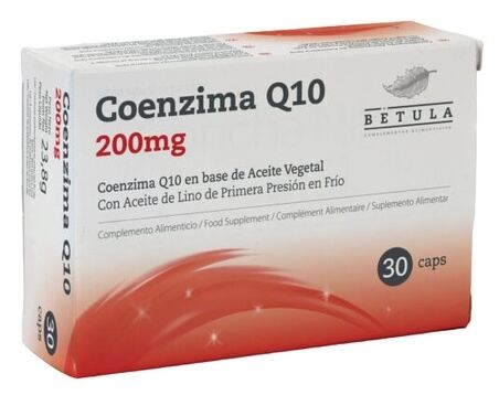 Betula Coenzyme Q10 200 mg 30 G&eacute;lules