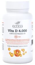 Vitamine D 4000 UI 90 g&eacute;lules