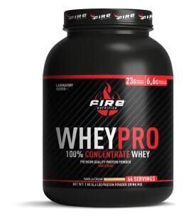 Fire Nutrition Wheypro Concentr&eacute; Vanille 2 Kg