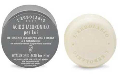 L'Erbolario Acide Hyaluronique Homme D&eacute;tergent Solide Visage 60 gr