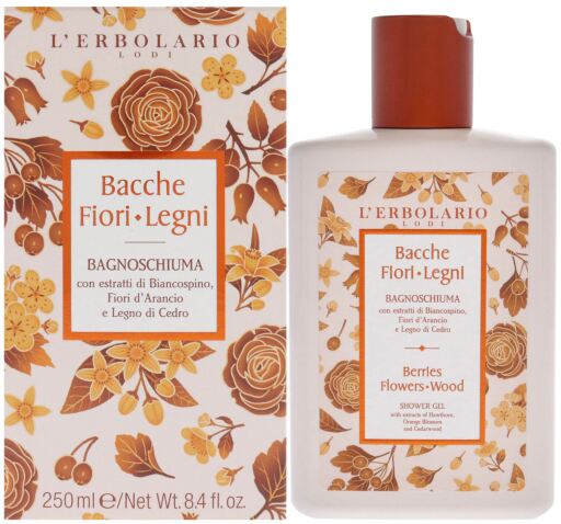 L'Erbolario Gel de Bain Fleurs de Baies 250 ml