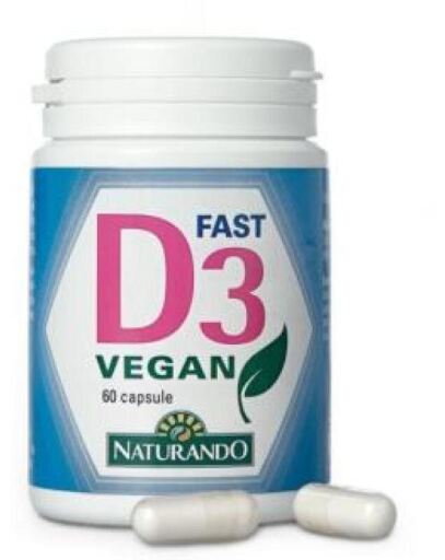 Naturando D3 Rapide Vegan 60 Comprim&eacute;s