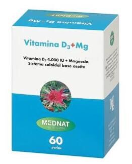 Mednat Nutrici&oacute;n Vitamine D3 + Magn&eacute;sium 60 Perles
