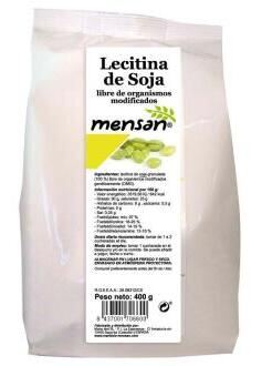 Mensan Sachet de L&eacute;cithine de Soja 400 gr Non Transg&eacute;nique