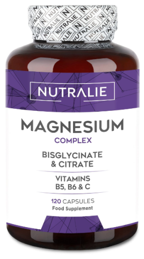 Complexe de magn&eacute;sium bisglycinate et citrate 120 capsules