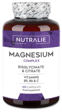 Complexe de magn&eacute;sium bisglycinate et citrate 120 capsules