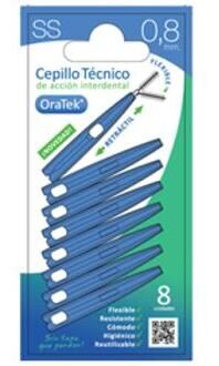 Brosse Interdentaire R&eacute;tractable 0,8 mm 8 Unit&eacute;s