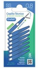 Brosse Interdentaire R&eacute;tractable 0,8 mm 8 Unit&eacute;s
