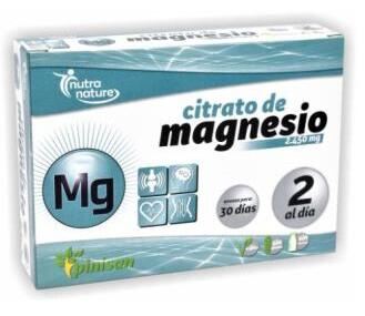 Pinisan Citrate de magn&eacute;sium 60 comprim&eacute;s
