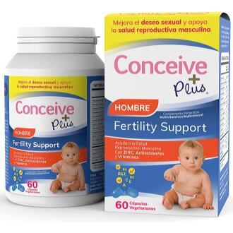 Sasmar Conceive Plus Soutien &agrave; la fertilit&eacute; masculine 60 capsules