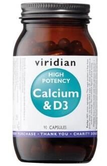 Viridian Calcium-D3 haute puissance 90 g&eacute;lules