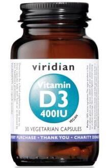 Viridian Vitamine D3 400Ui 30 G&eacute;lules