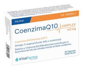 Vitalfarma Complexe de coenzyme Q10 40 mg 30 g&eacute;lules