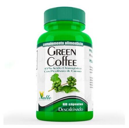 El Valle Caf&eacute; Vert Caf&eacute; Vert D&eacute;caf&eacute;in&eacute; 60 Capsules